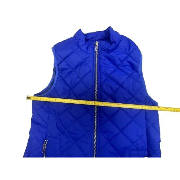 Allegra K Women's Puffer Vest Stand Collar Lightweight Gilet Quited Size Small - Picture 11 of 16